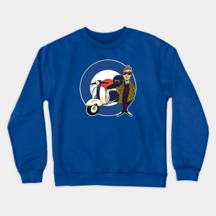 Mod and scooter Crewneck Sweatshirt